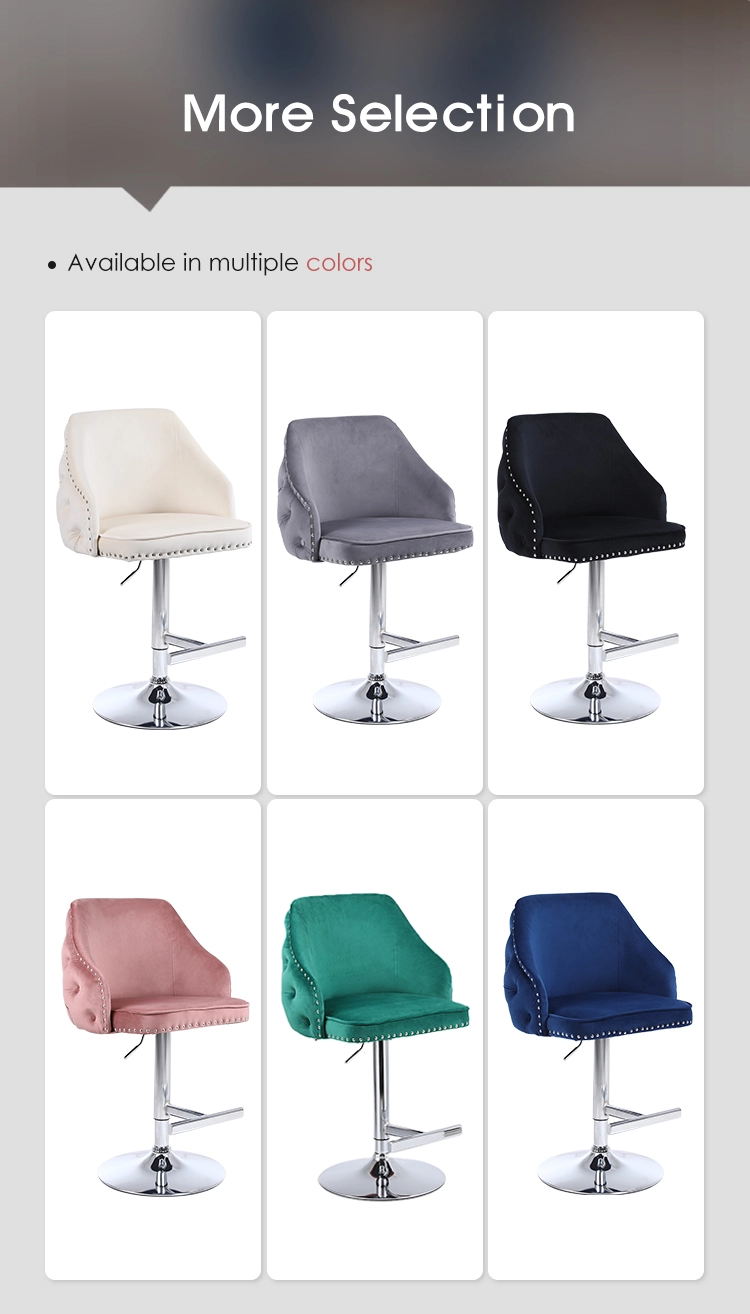 velvet swivel bar stools