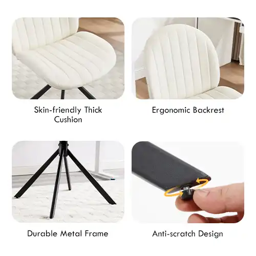 beige accent chair