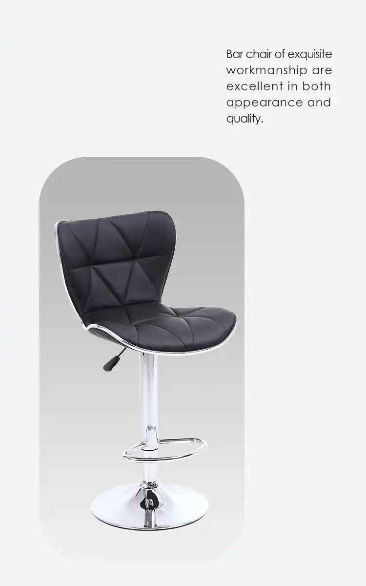 leather upholstered bar stool