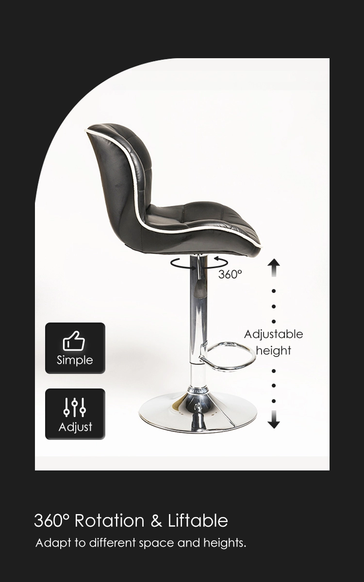 swivel leather bar stools chair
