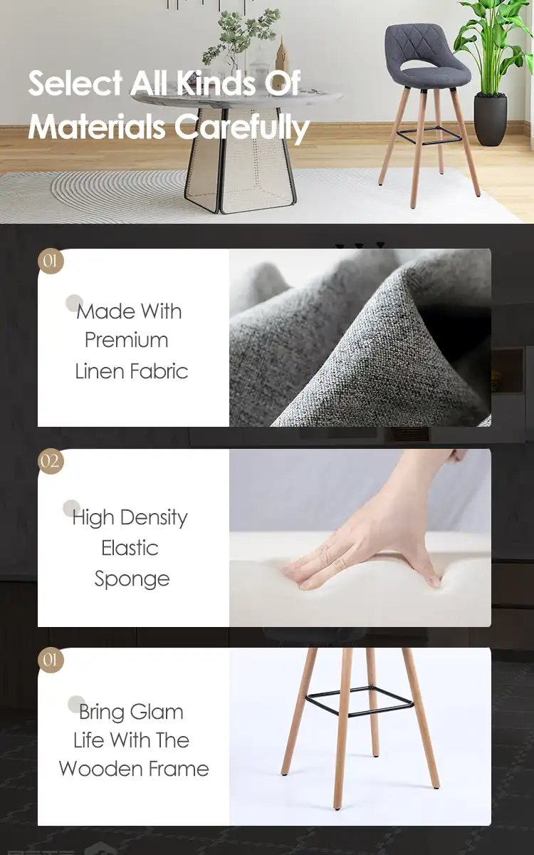 Wooden bar chair
