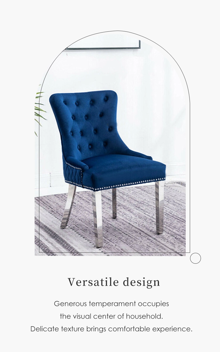 modern velvet dining chair