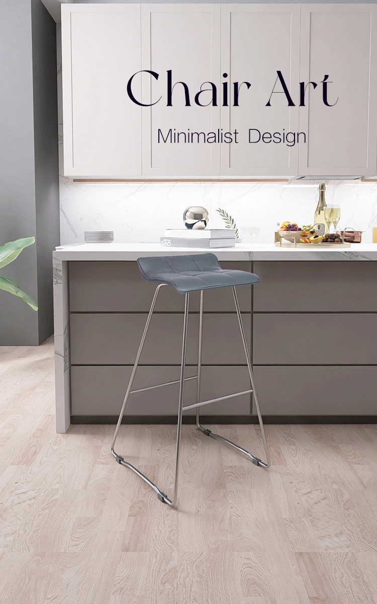 Square backless bar stools