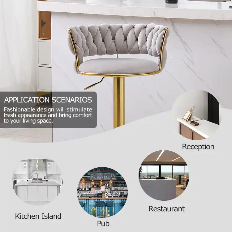 golden bar stool