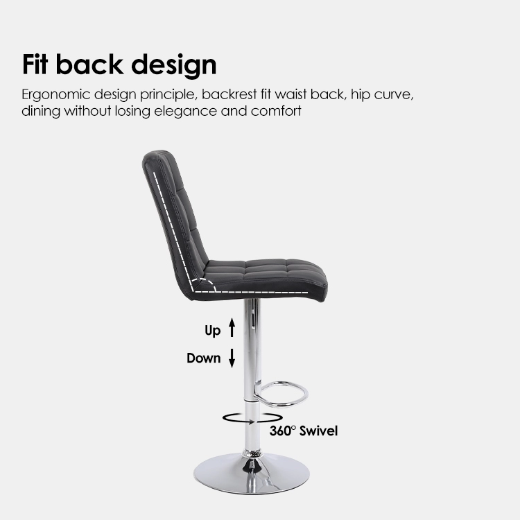 Black high bar stools Black high bar stools