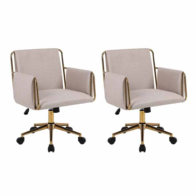 Light color upholstered office chair Light color upholstered office chair