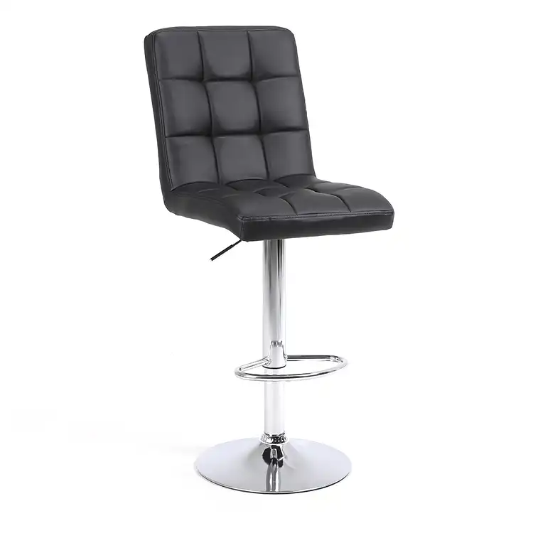 Black high bar stools