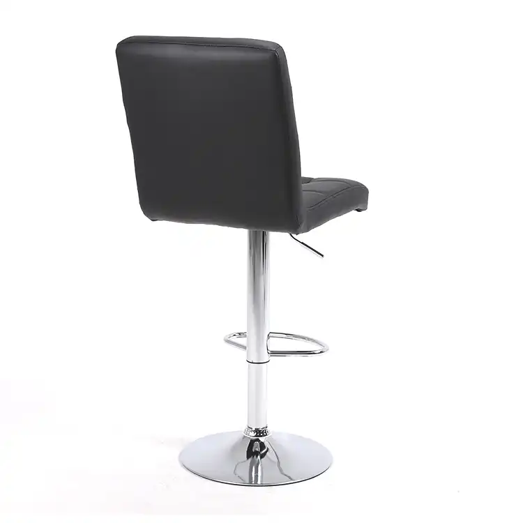 Black high bar stools Black high bar stools