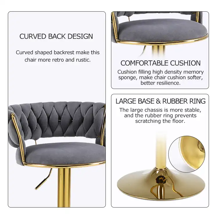 golden bar stool