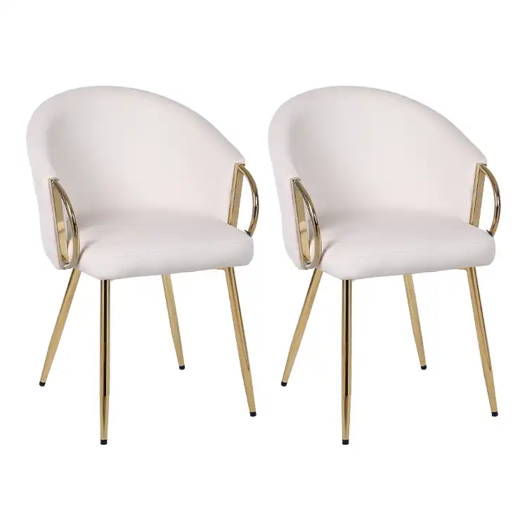 Benefits of Modern Cream Metal Leg Dining Chairs in Small Spaces
