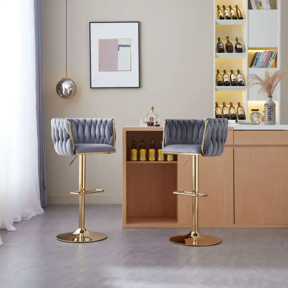 Swivel Velvet Gold Frame Bar Stool Comfort & Durability Guide
