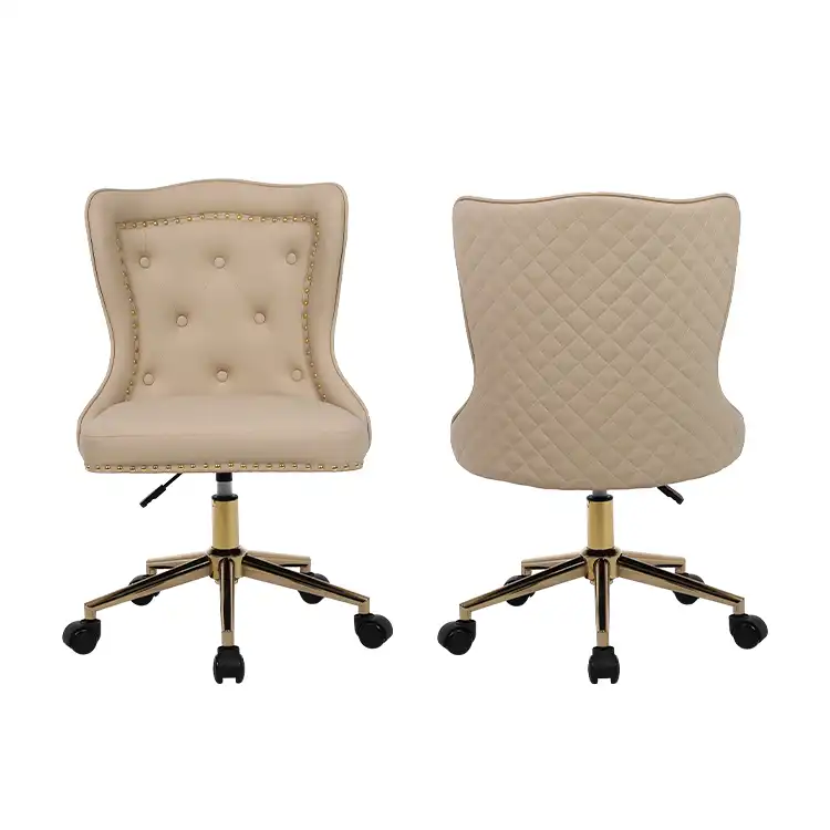 Armless leather lion head office chair Performance in Long-Term Office Use