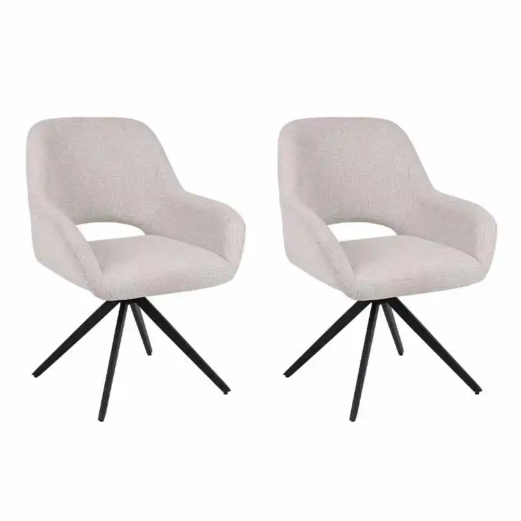 Top-rated dining chairs with metal legs and fleece upholstery