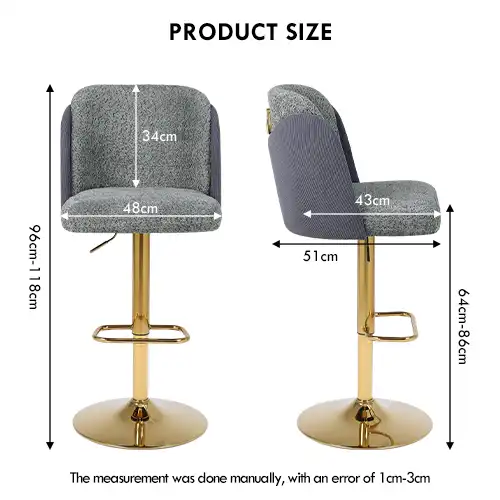 Mix & Match: pairing kitchen chairs modern bar stool Golden with Décor