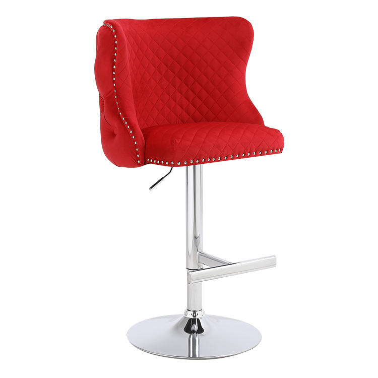 barkrukken fluwelen emmer