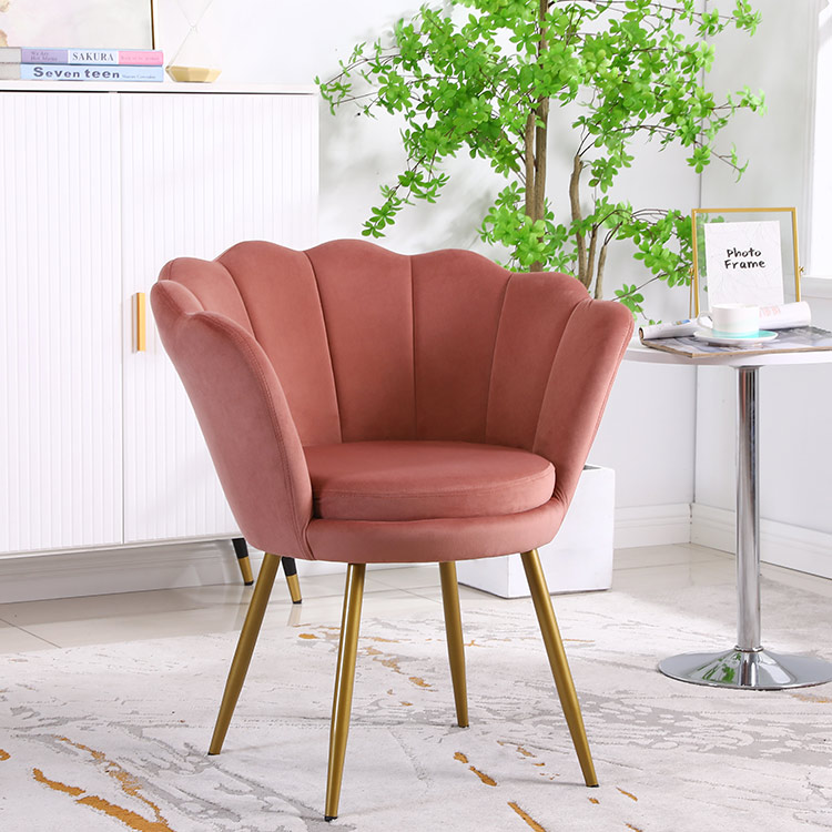 Green single lounge shell chair