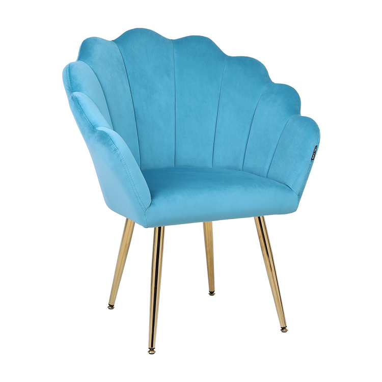 velvet petal chair