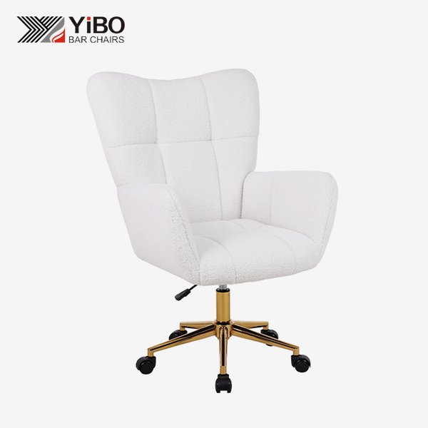 Kursi kantor roller berkaki lima berwarna putih