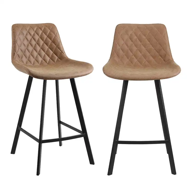 high quality leather bar chair