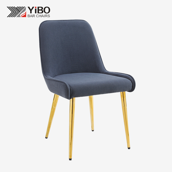 Armloze gestoffeerde eetkamerstoel