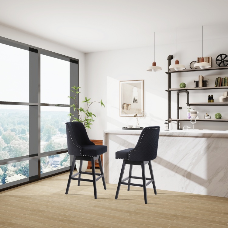 high end bar stools with backs