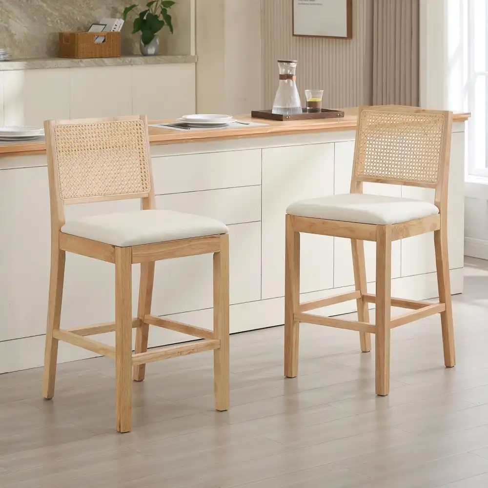 Scandinavische houten eetkamerstoel