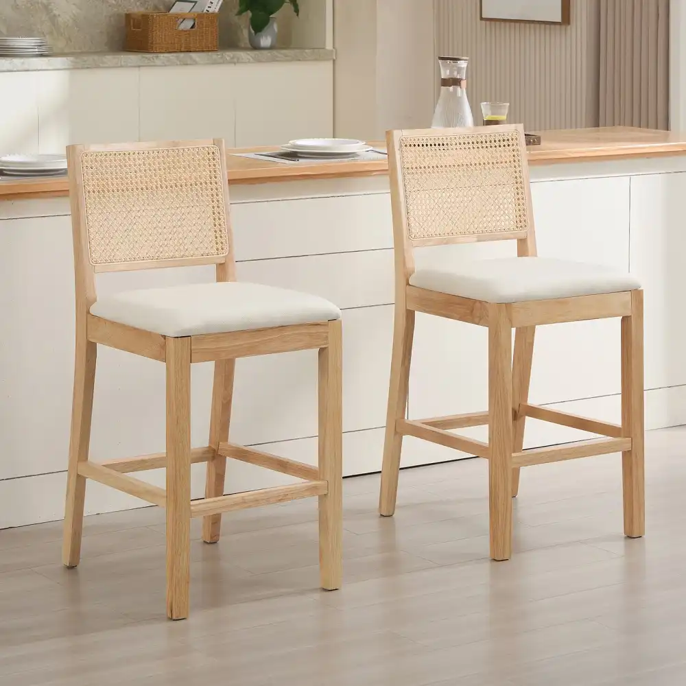 Scandinavische houten eetkamerstoel